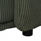 3 SEATER SOFA GREEN FABRIC ROOM 197 X 96 X 75 CM thumbnail