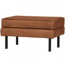 BePureHome RODEO HOCKER ON LEGS COGNAC thumbnail