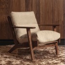 WOOOD HOUSTON ARMCHAIR BOUCLÉ/WOOD NATURAL thumbnail