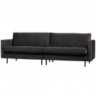 WOOOD RODEO CLASSIC SOFA 3-SEATER VELVET ANTHRACITE thumbnail