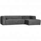 WOOOD BEAN CORNER SOFA RIGHT STRUCTURE VELVET CLOUD SKY thumbnail