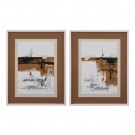 2stk, Abstrakt 63x83, håndmalt  thumbnail