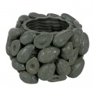 VASE GREEN CERAMIC DECORATION 32 X 32 X 23 CM thumbnail
