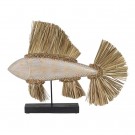 FIGURE FISH WOOD-NATURAL FIBER 70 X 12 X 53 CM thumbnail