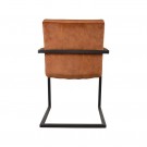 MILO DINING CHAIR OCHER VELOUR thumbnail