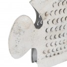 FIGURE FISH WORN WHITE METAL 48,50 X 5 X 40 CM thumbnail