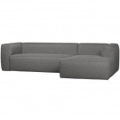 WOOOD BEAN CORNER SOFA RIGHT INCL. CUSHIONS MID GREY thumbnail