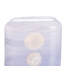 Vase i blåhvitt glass 22x10x24 thumbnail