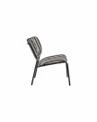 2stk, Loungestol, HDLonga, Svart/Off-white thumbnail