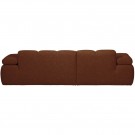 WOOOD MOJO CHAISE LONGUE LEFT BOUCLÉ RUST BROWN MELANG thumbnail