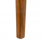 Lenestol brunt teak tre skinn 70x82x88 thumbnail
