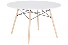 MESA REDONDA COMEDOR MDF BIRCH 120X120X74 WHITE thumbnail