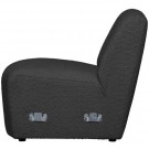 WOOOD COCO 1-SEAT ELEMENT BOUCLÉ DARK GREY thumbnail