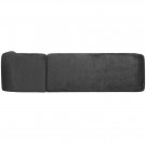 WOOOD SLOPING CORNER SOFA RIGHT STRUCTURE VELVET MOUNTAIN thumbnail