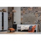 WOOOD Dennis sofaseng i furu - betonggrå for madrass 90 x 200 cm thumbnail