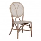 Rottingstol beige-brun 47x48x99 thumbnail