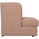 Vtwonen FAMILY 1-SEAT ELEMENT ROUND CORNER LEFT WOVEN FABRIC PINK thumbnail