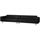 WOOOD STATEMENT XL 4-SEATER 372 CM SUEDINE BLACK thumbnail