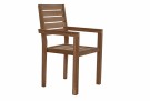 TEAK STOOL stabbelbare solide - 58X48X91 thumbnail