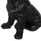 FIGURE BULL DOG BLACK-GOLD POLYRESIN 15,50 X 18,40 X 25,50 C thumbnail