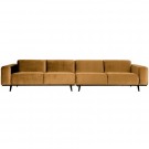 WOOOD STATEMENT XL 4-SEATER 372 CM VELVET HONEY YELLOW thumbnail
