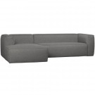 WOOOD BEAN CORNER SOFA INCL. CUSHIONS MID GREY thumbnail