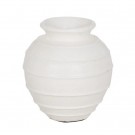 VASE WHITE FIBER CEMENT DECORATION 35 X 35 X 41 CM thumbnail