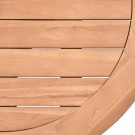 Charley spisebord rundt aluminium/teak natur ø122cm thumbnail