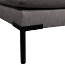 Vtwonen COUPLE DINING BENCH CORNER ELEMENT LEFT GREY MELANGE thumbnail