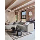 WOOOD SLOPING CORNER SOFA LEFT OFF WHITE MELANGE thumbnail