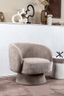MILOU ROTATING FAUTEUIL CROWN TAUPE thumbnail