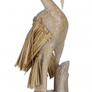 FIGURE HERON WOOD-NATURAL FIBER 20 X 10 X 62 CM thumbnail