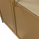 WOOOD EXHIBIT XL 2-DOORS CABINET METAL HONEY YELLOW thumbnail