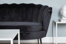 Calais 3-seter sofa svart thumbnail
