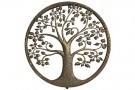 VEGGLAMPE - METAL 50X13X50 TREE GOLDEN  thumbnail