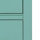 COMMODE TURQUOISE WOOD 93 X 38 X 78 CM thumbnail