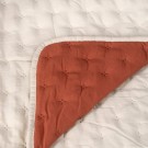 Sengeteppe vendbar beige-flis 180x260 thumbnail