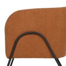 ARMCHAIR TERRACOTTA FABRIC-METAL ROOM 68 X 66 X 74 CM . 614514 thumbnail