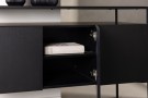 Kingsport skap 45 x 80 x 120 svart thumbnail