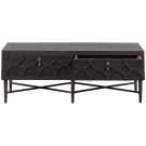 BePureHome BEQUEST COFFEE TABLE / TV UNIT WOOD BLACK 120  thumbnail