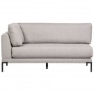 Vtwonen COUPLE DINING BENCH CORNER ELEMENT RIGHT LIGHT GREY thumbnail