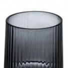 2stk, Vase i grått glass 11x11x15 thumbnail