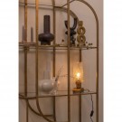 Charge bordlampe metall/glass antikk messing thumbnail