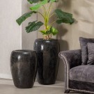Vase svart 46x46x91 thumbnail