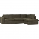 WOOOD FREDDIE CORNER SOFA RIGHT WARM GREEN thumbnail