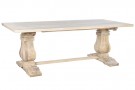 TABLE SOLID WOOD MANGO 215X100X76 DECAPE WHITE thumbnail