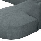 WOOOD POLLY SOFA U-SHAPE RIGHT BLUE/GREEN thumbnail