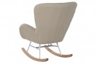 ROCKING CHAIR METAL POLYESTER 68X90X95 BORREGUITO thumbnail