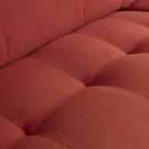 WOOOD RODEO CLASSIC SOFA 3-SEATER VELVET CHESTNUT thumbnail