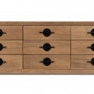 BUFFET WHITE-NATURAL WOOD-METAL AIKO 148 X 38 X 66 CM thumbnail